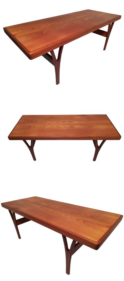 A Teak coffee table by Trioh Mobler, Denmark c1960s.