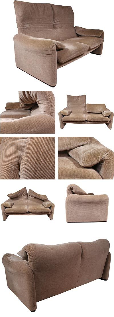 Two seater Maralunga sofa