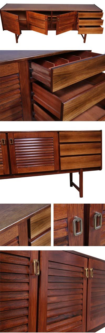 Rosewood sideboard. Rare version of this McIntosh classic